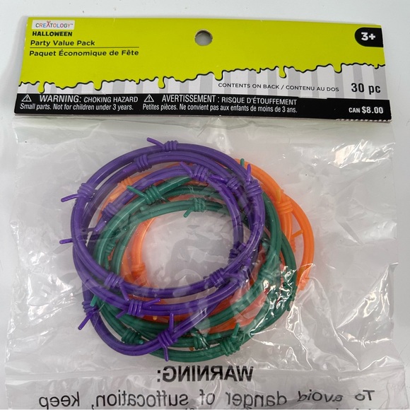 Creatology Halloween Party Value Pack Bubbles Bats Bracelets 30 Pc - Picture 2 of 5
